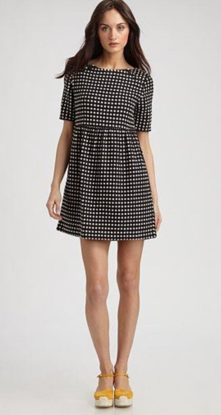 Ace & Jig Black Polka Dot Barney Dress